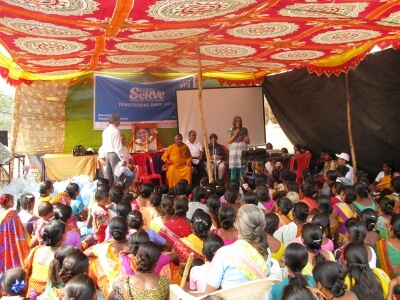 An interactive session with the villagers
